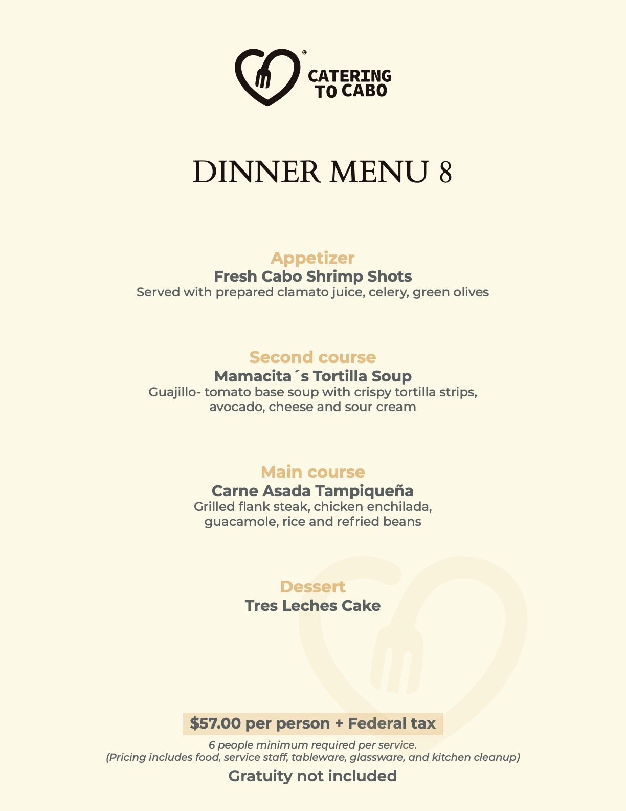 Catering to Cabo - Dinner 2025 página 8